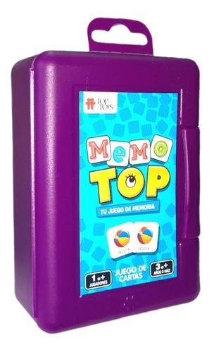 Juego De Cartas Memo Top Juego De Memoria Top Toys