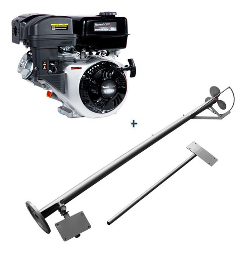 Rabeta Para Barco 2,2m Eixo 1 Com Motor Toyama Te150 15 Hp