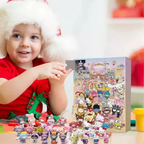 . 24 Calendario De Adviento De Navidad De Puntada For Ninos
