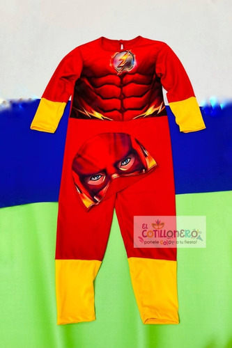 Disfraz Económico De Flash Infantil X 1