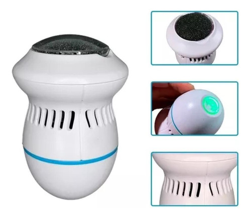 Removedor De Calos Elétrico Lixador Para Pés Limpa Resíduo