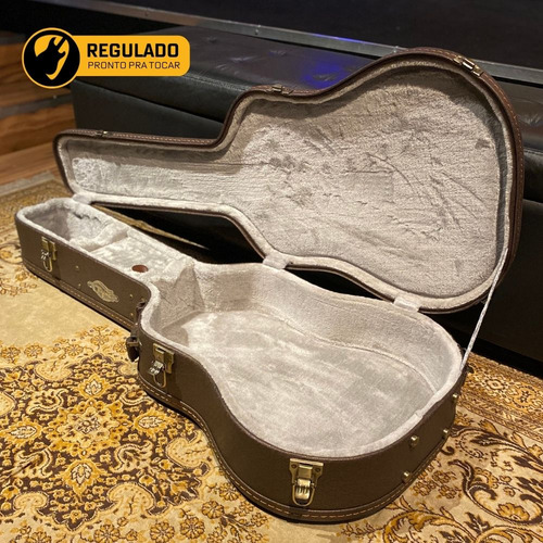 Violão Tagima Café Cf2000 Folk Aço Fishman C/ Case Luxo
