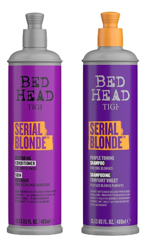 Tigi Bedhead Serial Blonde Shampoo 400ml + Beach Bound 100ml