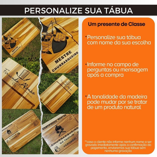Imagem 9 de 10 de Tabua De Servir Petisco Corte Madeira Maciça Cozinha Moderna