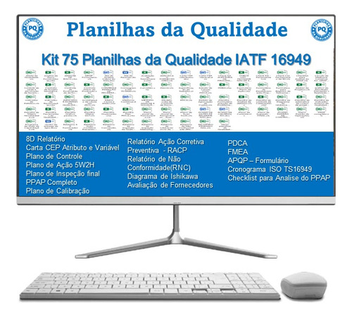 Kit 75 Ferramentas Da Iatf 16949:2016