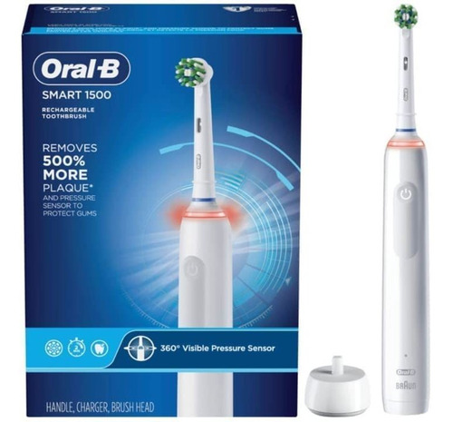 Oral-b Pro 1500 crossaction Cepillo Dental Eléctrica, Accion