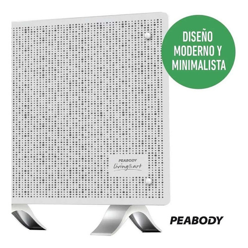 Imagen 6 de 8 de Calefactor eléctrico Peabody PE-VC10 blanco 220V
