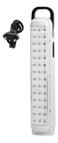 Luminária de emergência DP LED-714 com bateria recarregável 3.4 W 100V/240V branca