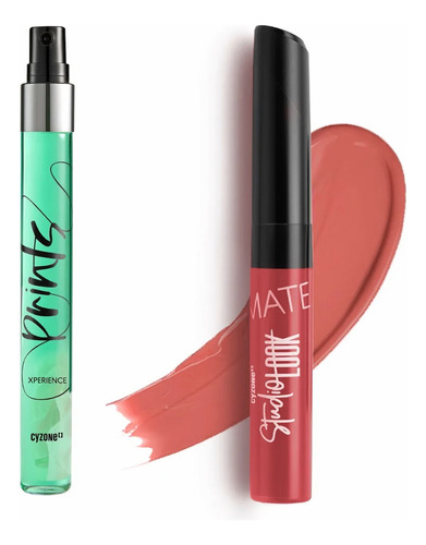 Labial Studio Look Mate Summer Peach + Perfume-de-mujer-prin