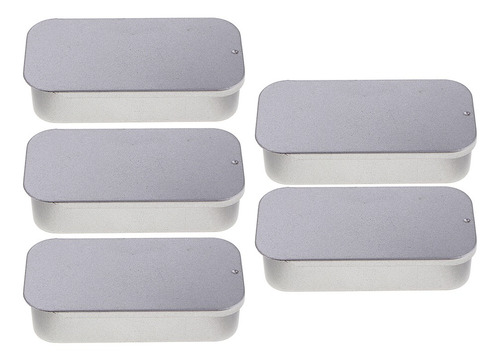 Caja Metálica De Lata Con Tapa Deslizante Para Dormitorio, 5