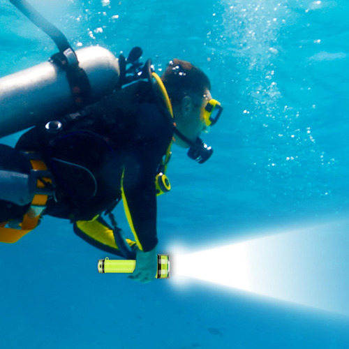 Linterna De Buceo Linterna Subacuática Brillante Linterna Re