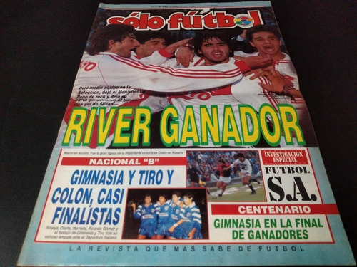 Revista Solo Futbol Nro. 422 * River Plate * 1993