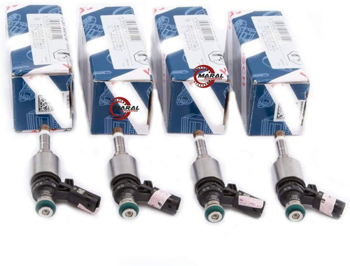 Kit 4 Inyectores Bosch De Alta Presion Audi A3 A4 1.8 Tfsi