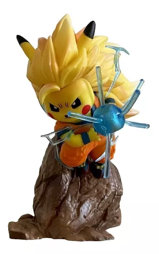 Action Figure Saiyajin 3 Pikachu Goku Dragon Ball Z Nova