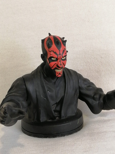 Figura De Colección Busto Darth Moul Star Wars 16x29 Cm. 