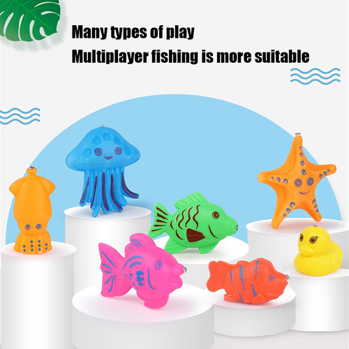 46PCS Play Water & Magnetic Fishing Game Summer Toy Juego de piscina d 