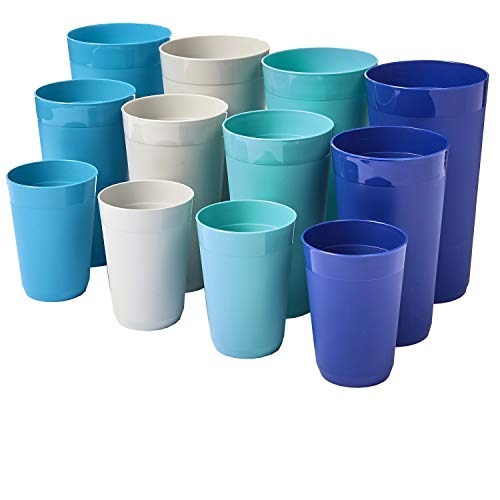 Vasos De Plástico Irrompibles Newport De 12 Piezas | Cuatro