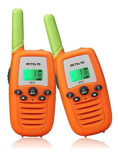 Rt37 Walkie Talkies Para Niños De 22 Canales, Colorido...