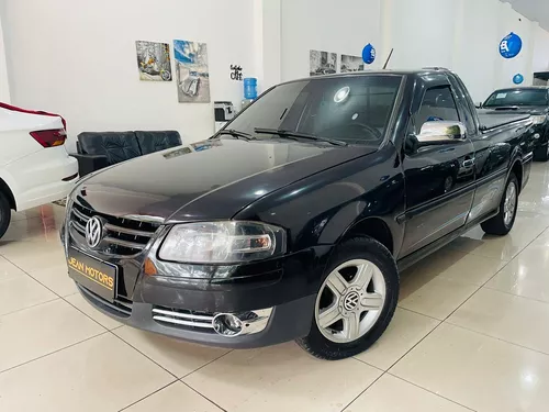 Comprar Picape Volkswagen Saveiro 1.6 G4 Titan Flex Preto 2008 em Lorena-SP