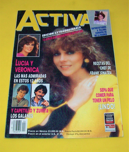 Veronica Castro Revista Activa 1989 Lucia Mendez Lucero 