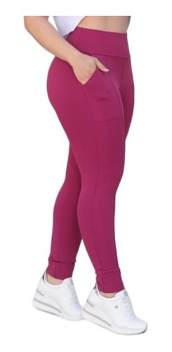 Imagem 2 de 6 de Calça Legging Tecido Suplex Poliamida Linha Premium Ref. 803