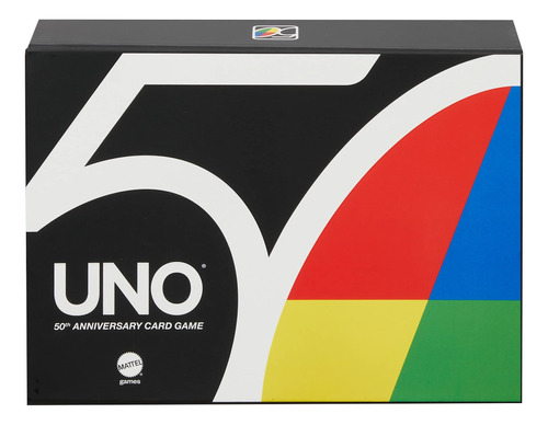 Uno 50 Aniversario Juego De Mesa Familiar De 2 A 10 Jugadore