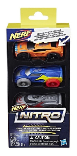 Nerf Nitro Repuestos Autos Espuma - Arma Niño Dardos Hasbro