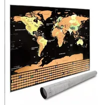 Comprar Mapa Mapamundi Raspar Del Mundo De Viajes Para Rascar