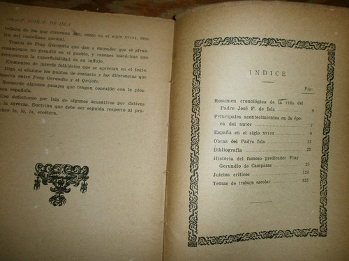 Fray Gerundio De Campazas P J De Isla Clasicos Ebro Zaragoza (Usado)
