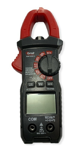 Pinza Amperométrica de corriente alterna compacta Gralf GAF-02C