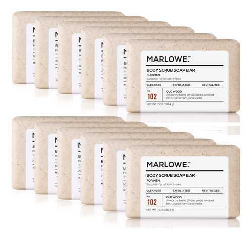 Marlowe. Jabn Exfoliante Corporal Para Hombre Nmero 102, 7 O