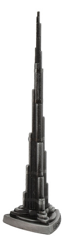 Miniatura De Aleación Gris De La Torre Burj Khalifa, Modelo