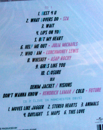 Maroon 5 - Red Pill Blues 2 Cds Deluxe Edition Nuevolsellado