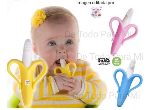 Mordedor Banana Bebé Cepillo De Dientes Y Encías 