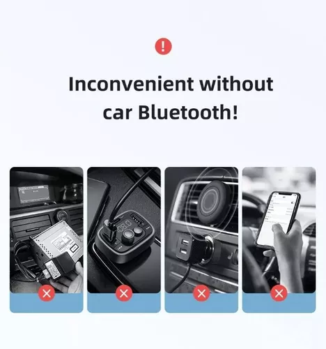 Receptor Usb Bluetooth 5.1 Para El Coche Con Toma Aux De 3,5