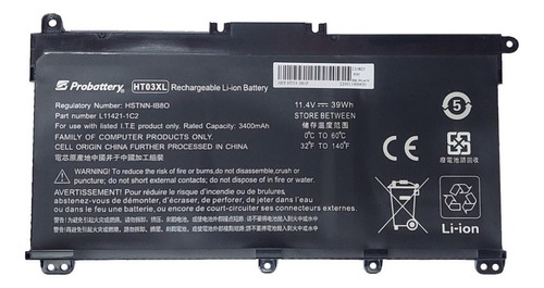 Bateria Premium Para Hp Laptop Model: 15t-dq