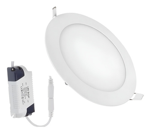 Foco Led Plafon Empotrable 24w Redondo