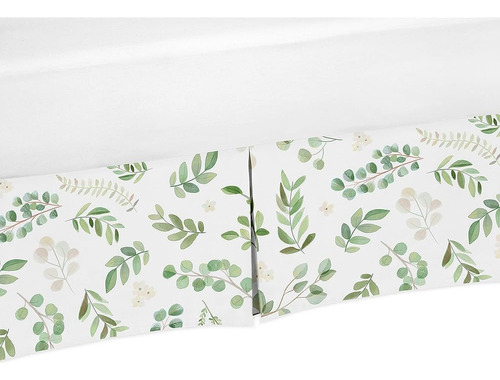 Sweet Jojo Designs Floral Leaf Girl Baby Nursery Crib Bed Sk