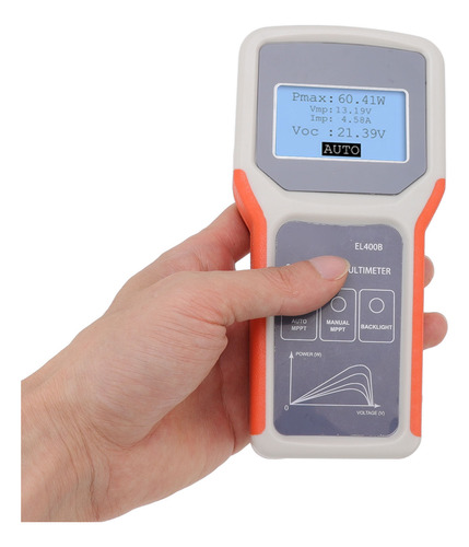 Multímetro De Panel Solar Lcd Actualizado Mppt Tester