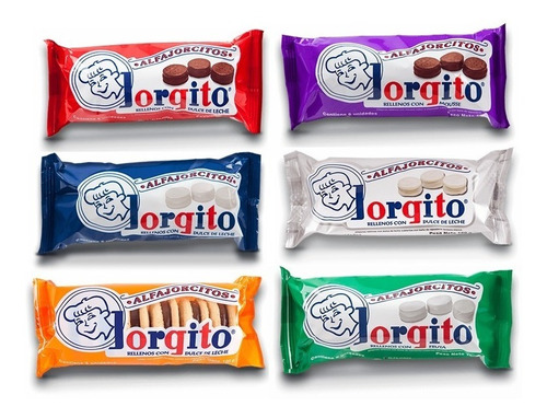 18 Tubos Jorgito X6 Mini Alfajores  - Oferta En Sweet Market