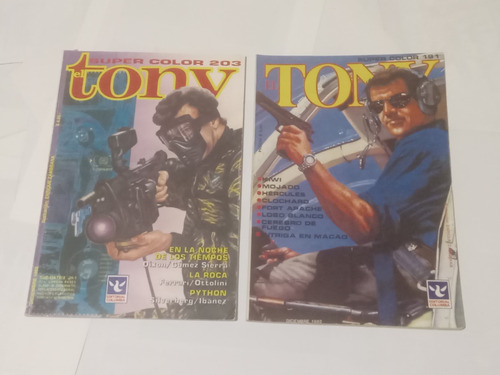 2 Revistas El Tony Super Color N° 203 - N° 191. Ed Columba