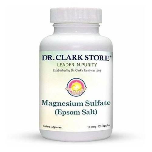 Sulfato De Magnesio Dr. Clark Usp (sal De Epsom)