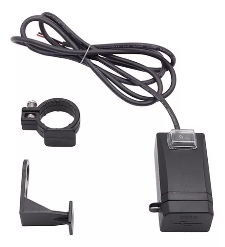 Kriogor Motocicleta Cargador USB QC 3.0 USB Enchufe y 6-30V