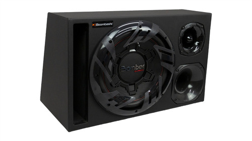 Caixa Trio Som Rebaixada Automotiva Completa 430 Rms Bomber