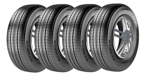 Combo 4 Pneus 195/65r15 91h Radial Ecopia Ep150 Bridgestone