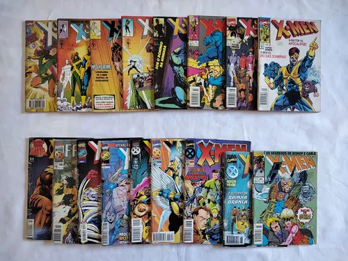 Lote De 17 Hqs X-men Classico - Abril Jovem - Anos 90 - Raro