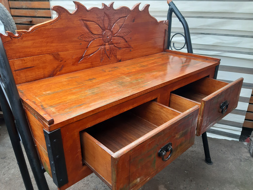Mueble Rustico De Madera Y Hierro