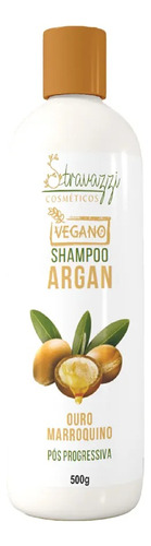  Shampoo Vegano Pós Progressiva Ouro Marroquino Stravanzzi