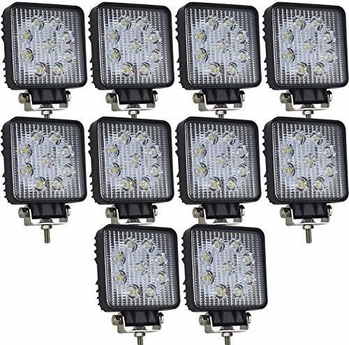 Barras De Luz - Willpower 10pc 4 Pulgadas 27w Led Pods Spot 