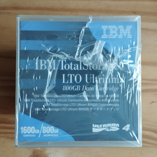 Cinta Ibm Lto 4 Ultrium 800gb/1.6tb Nuevo Cerrado Sellado.